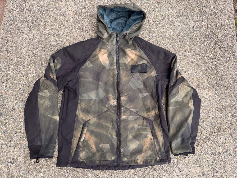 Icon Merc Battlescar CE Motorcycle Jacket Size XL